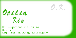 otilia kis business card
